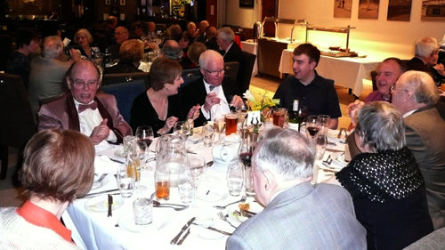  04. Members and guests  during the meal