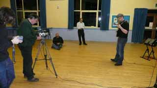 Filming a 'live' event