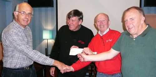 A cheque for making the training video