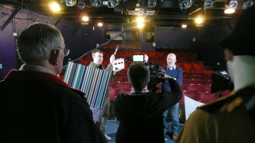 Actors & crew in Shinfield Theatre
