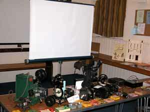 Alan's collectrion of working 9.5 cameras and projectors